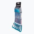 Hegymászó karabinerek CAMP Orbit Express KS 6 pack 18 cm grey/blue/fuchsia