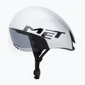 Kerékpáros sisak MET Codatronica white/silver matte glossy 3