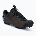 Férfi MTB kerékpáros cipő Sidi MTB Gravel black/brown