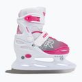 Gyerek korcsolya Roces Jokey Ice X white/pink 2
