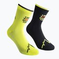LaSportiva For Your Mountain futózokni sárga és fekete 69R999720 6