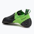 La Sportiva Skwama Vegan fekete/villogó zöld férfi mászócipő 3