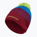 La Sportiva Knitty Beanie téli sapka sangria/elektromos kék