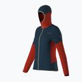 Női La Sportiva Session Tech Hoody viharkék/cseresznye paradicsom trekking melegítő pulóver 5