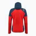 Női La Sportiva Session Tech Hoody viharkék/cseresznye paradicsom trekking melegítő pulóver 2