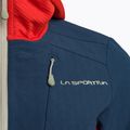Női La Sportiva Session Tech Hoody viharkék/cseresznye paradicsom trekking melegítő pulóver 3