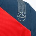 Női La Sportiva Session Tech Hoody viharkék/cseresznye paradicsom trekking melegítő pulóver 4