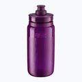 Elite FLY Tex 550 ml átlátszó/lila kerékpáros palack