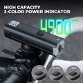 Első kerékpárlámpa Rockbros 2410008003 Bike Front Light 1500 Lumen black 4