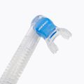 Cressi Dry átlátszó kék snorkel ES259 2