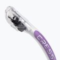Cressi Alpha Ultra Dry átlátszó snorkel ES258041 2