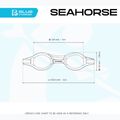Cressi Seahorse szürke/fehér/rózsaszín gyermek úszószemüveg 8