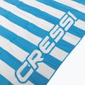 Cressi csíkos strandtörölköző kék XVA871 3