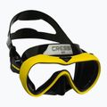 Cressi A1 Anti Fog búvármaszk fekete/sárga