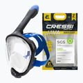 Teljes arcmaszk snorkelinghez Cressi Java Full Face black/blue 8