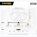 Cressi Ocean búvármaszk fekete/kék 5