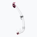Gyermek snorkel Cressi Seal Dry átlátszó/rózsaszínű