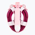 Gyermek teljes arcot fedő snorkelmaszk Cressi Kiddy Full Face Jr pink/purple/white 5