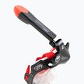 Gyermek teljes arcot fedő snorkelmaszk Cressi Kiddy Full Face Jr black/clear/red 7
