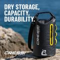 Vízálló zsák Cressi Ocelot Dry Bag 30 l black/yellow 6
