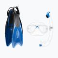 Sznorkelező készlet Cressi Palau Marea Dry Bag Set blue/azure