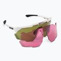 SCICON Aeroshade Kunken fehér fényes/scnpp zöld nyomvonal kerékpáros szemüveg EY31150800