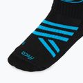 Sí zokni Mico Heavy Weight Superthermo Primaloft Merino Ski black turquoise 3