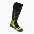Sízokni Mico Medium Weight Superthermo Natural Marino Ski black/fluorescent yellow