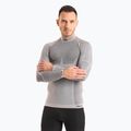 Férfi termoaktív felső Mico Odor Zero Mock Neck grigio