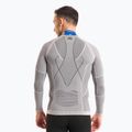 Férfi termoaktív felső Mico Odor Zero Mock Neck grigio 2