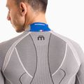 Férfi termoaktív felső Mico Odor Zero Mock Neck grigio 3