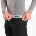 Férfi termoaktív felső Mico Odor Zero Mock Neck grigio 4