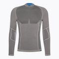 Férfi termoaktív felső Mico Odor Zero Mock Neck grigio 5