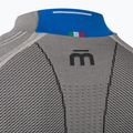 Férfi termoaktív felső Mico Odor Zero Mock Neck grigio 8
