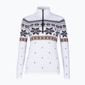 Női thermo pulóver Newland Isalind Half Zip white/black