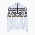 Női thermo pulóver Newland Isalind Half Zip white/black