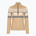 Női thermo pulóver Newland Isalind Half Zip biscuit/white