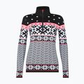 Női thermo pulóver Newland Kristel Half Zip black/white