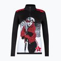 Női thermo pulóver Newland Snowdrop Half Zip black/red