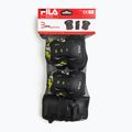 Gyermekvédő készlet FILA FP Gears black/yellow 9