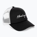 Női baseballsapka Hurley Icon Script Trucker black/white