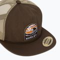 Férfi Hurley Mavericks Trucker bársony barna baseball sapka 3