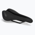 Kerékpár nyereg Selle Italia Novus Boost Evo Gravel TM Superflow, Mangán sín, Soft-Trek fekete
