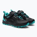Női MTB kerékpáros cipő Northwave Escape Evo fekete/kék 80173009 4