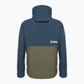 Férfi Northwave Easy Out Softshell mélykék / erdő zöld kerékpáros dzseki 2