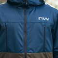 Férfi Northwave Easy Out Softshell mélykék / erdő zöld kerékpáros dzseki 9