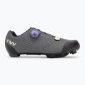Női MTB kerékpáros cipő Northwave Razer sötétszürke/sötét lila 2