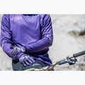 Férfi Northwave Edge 2 kerékpáros hosszú ujjú sötét lila/narancs 5