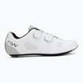 Férfi országúti kerékpáros cipő Northwave Revolution white/light grey 2