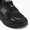 EA7 Emporio Armani Ace Runner Új hármas fekete / ezüst cipő 7